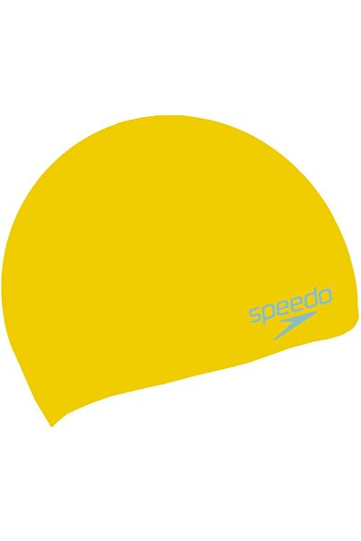 SPEEDO One-Piece Molded Silicone Swim Cap for Kids, for Dry Hair