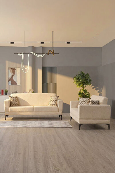 İYENA HOME LİVİNG Victor 3+3 Sırt Mekanizmalı Modern Koltuk Takımı