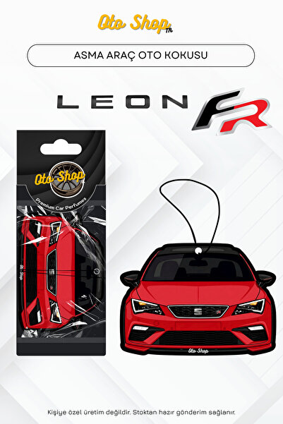 OTOSHOPTR SEAT LEON FR Araba Kokuları Serisi Oto Araç Kokusu (Kırmızı)