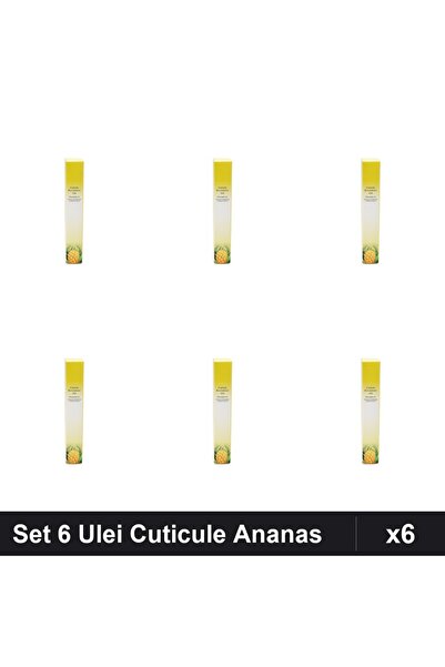 global fashion Set 6 Ulei Cuticule Stilou Ananas, Ingrijire Unghii