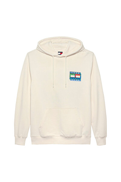 Tommy Hilfiger Hanorac bărbătesc din terry cu imprimeu pe spate, mărimea M