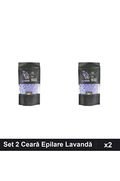 global fashion Set 2 Ceară Epilare Film Wax 100g Lavandă, Epilat Profesional