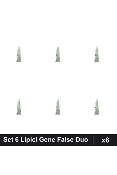 Duo Set of 6 False Eyelash Glue 7g, Sheer, Professional Manicure Adhesive