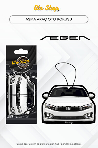OTOSHOPTR FIAT EGEA Araba Kokuları Serisi Oto Araç Kokusu (Beyaz)
