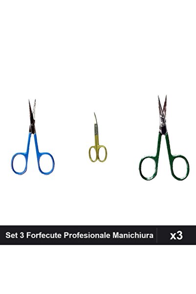 One Group Set 3 Forfecute Profesionale Manichiura One Group, Cuticule și Ungh...