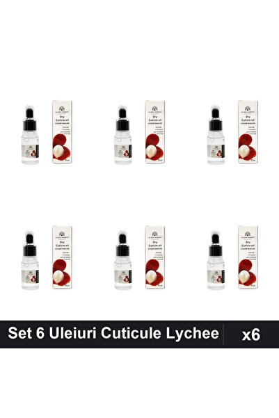 global fashion Set 6 Uleiuri Cuticule cu Pipeta Aroma Lychee 15ml, Îngrijire ...