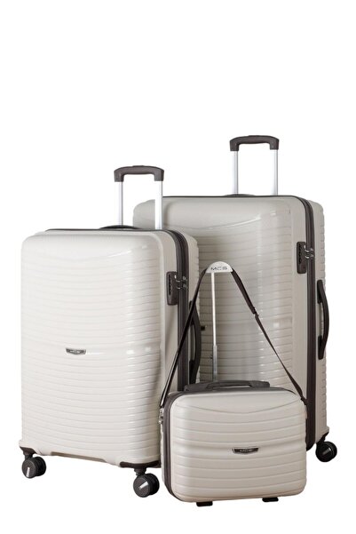 MÇS V379 AURA Y.ÜRETİM PP VALİZ 65 CM + 75 CM + MAKYAJ SET