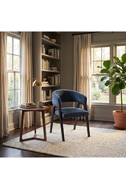 BAYTI Single Chair Chenille Fabric