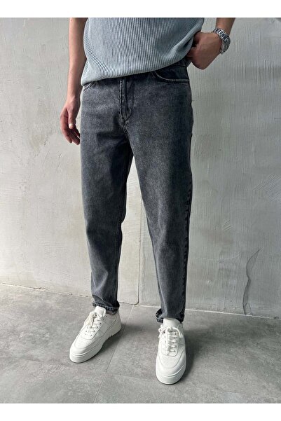 DIFRANSEL JEANS Comfortable Fit Trend Fit Gray Boyfriend Jean