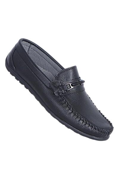 Ayakcenter Mnç T-200 Black Pantofi de balerină clasici pentru bărbați