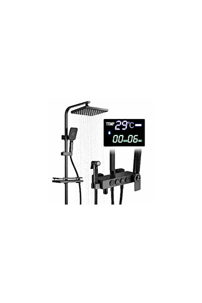OEM Sistem de dus premium cu display digital, 4 functii, cap tip ploaie si pa...