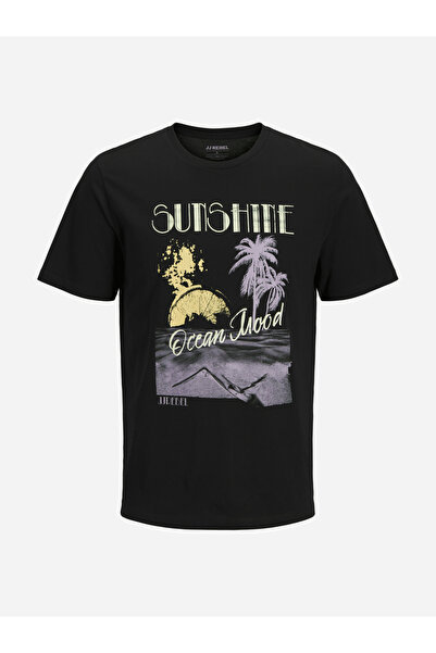 REBEL By Styli Men Graphic Print Crew Neck T-Shirt