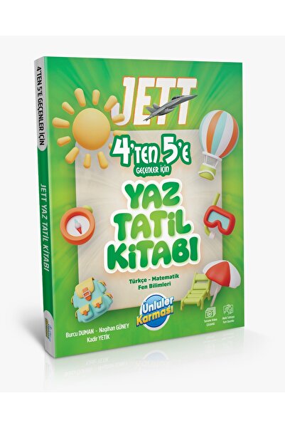 Ünlüler Karması JETT 4'TEN 5'E GEÇENLER İÇİN YAZ TATİL KİTABI