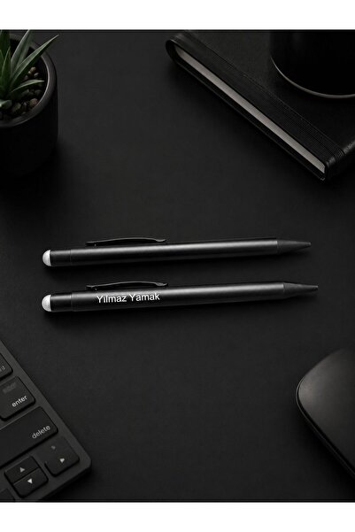 Kişiye Özel 525 Metal Tükenmez Touchpen Kalem Y35