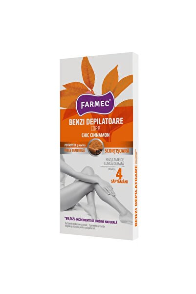 SOHO Farmec Body Hair Removal Strips 16 pcs, 2SERV Cinnamon 8410,