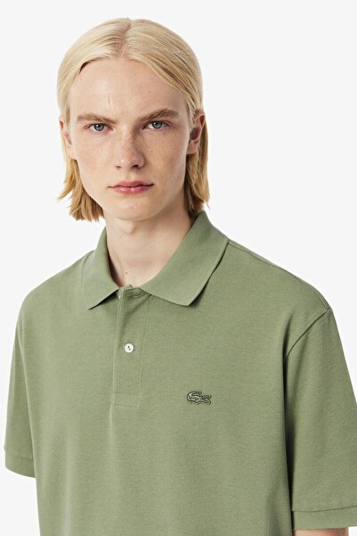 Lacoste Men's Loose Fit Thick Pique Fabric Polo T-Shirt Men's Polo Collar T-S...