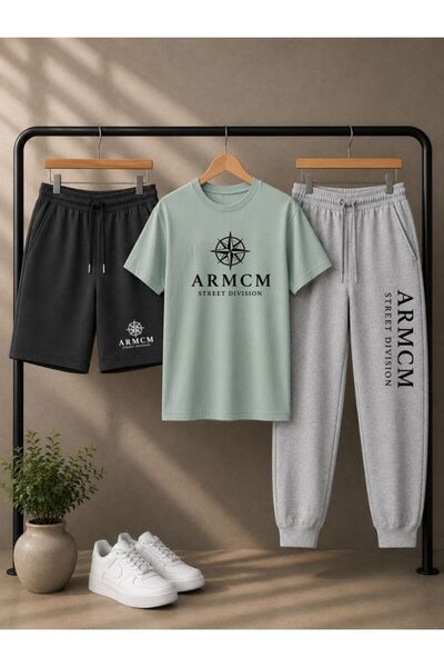 armicem ARMCM Unisex set šortsa i trenerki sa printom | Za uzrast 5-14 godina