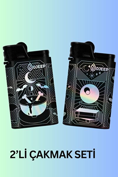 DJEEP Witchery Serisi Taşlı Çakmak –2'li Set- Orijinal Fransız Markası | 3500...