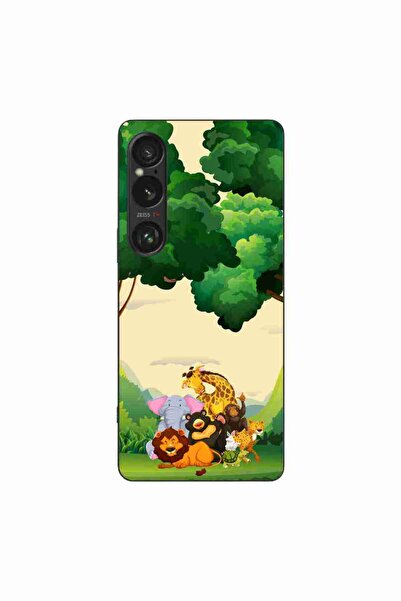 OEM Husa compatibila cu Sony Xperia 1 VI Silicon Gel Tpu Model Jungla cu Animale