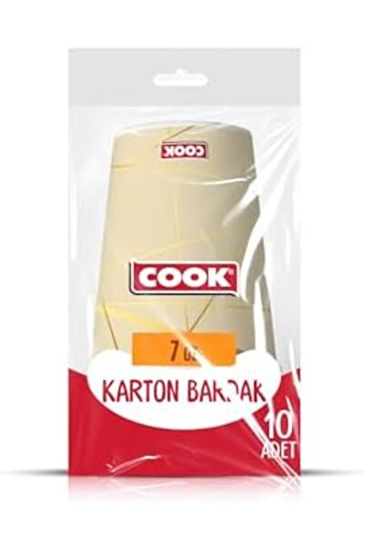 Yıldızan Paper Cup, 7 oz (207 ml), 10 Pieces, Disposable 1292915