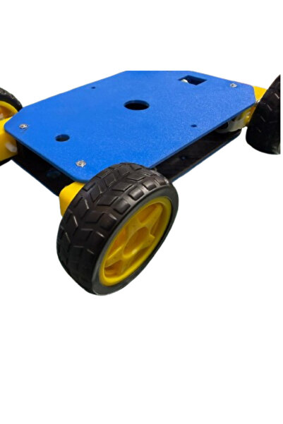 DRMaker Elektro Arduino Uyumlu Robotik 4wd Araç Şasesi 3d Baskı Kaliteli + 4 ...