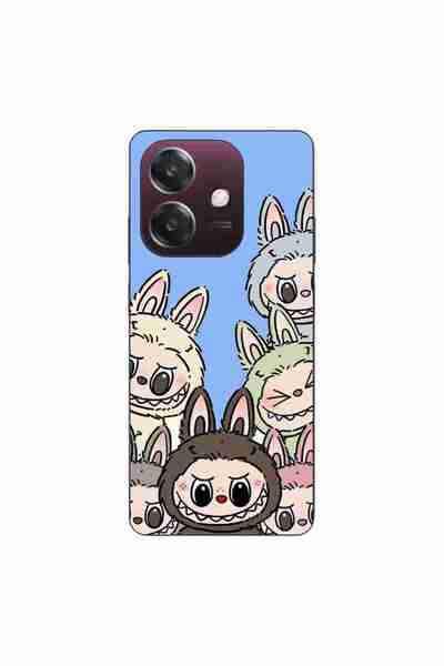 OEM Husa compatibila cu Oppo A60 5G Silicon Gel Tpu Model Labubu Pattern Blue