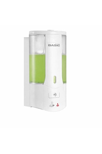 BASIC Dozator electric de săpun montat pe perete, Alb, Material ABS, Senzor a...