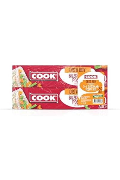 Yıldızan Nzr Beautestore Cook Gift 3+1 Refrigerator Bag 24 X 38 Cm. 4 X 20 Sh...