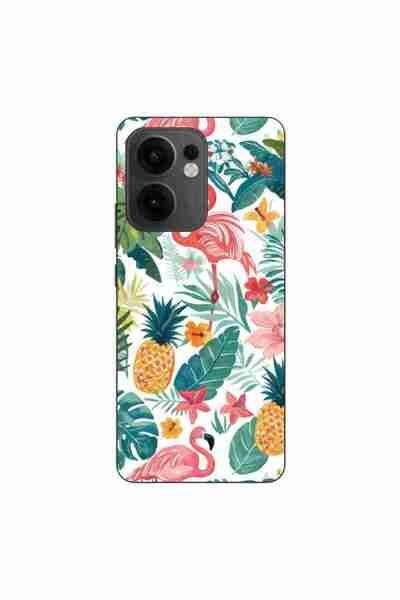 OEM Husa compatibila cu Oppo Reno13 F Silicon Gel Tpu Model Tropical Pattern