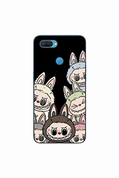 OEM Husa compatibila cu Oppo A12 Silicon Gel Tpu Model Labubu Pattern Black