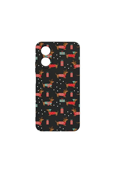 bestcase Тънък силиконов калъф 0.8ММ, съвместим с Honor X5 Plus, Дакел Коледа...