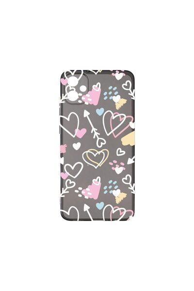 bestcase Θήκη Σιλικόνης Γραφίτη 1.5MM, Συμβατή με Honor 100, Σύμβολα Αγάπης, ...