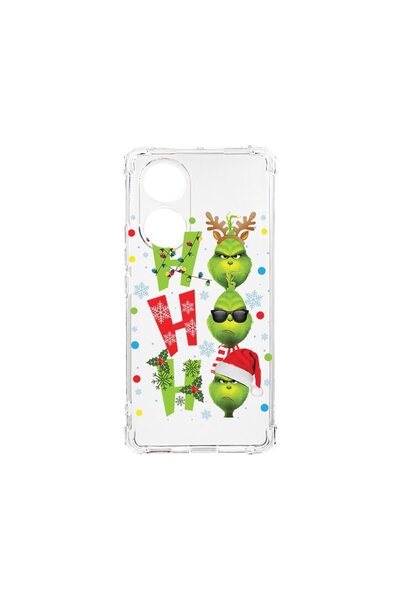 bestcase Αντικραδασμική Θήκη 1.5MM, συμβατή με OPPO A18, Grinches - Ho Ho Ho,...