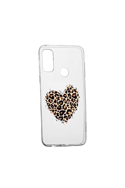 bestcase Husa Silicon Compatibila Cu Oppo A15 , Leopard Heart, rezistenta la ...