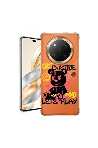bestcase Калъф за Honor Magic7 Lite, Удароустойчив 1.5ММ, Мече  "Да играем ",...