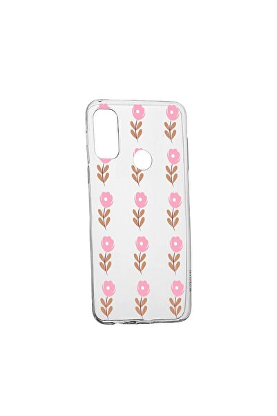 bestcase Husa Silicon Flowers, Compatibila Cu Motorola Moto E40, rezistenta l...