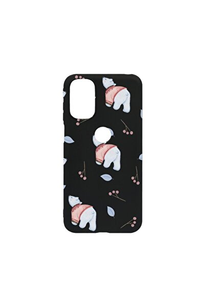 bestcase Тънък силиконов калъф 0.8ММ, съвместим с Motorola Moto G41, десен  "...