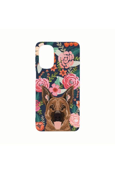 bestcase Silicone Case, Compatible with Motorola Moto G62 5G, Dog and Flowers...