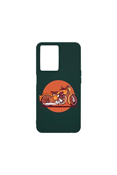 bestcase Λεπτή Θήκη Σιλικόνης 0.8MM, Συμβατή με OPPO A77s, Ρετρό Σχέδιο Ποδηλ...