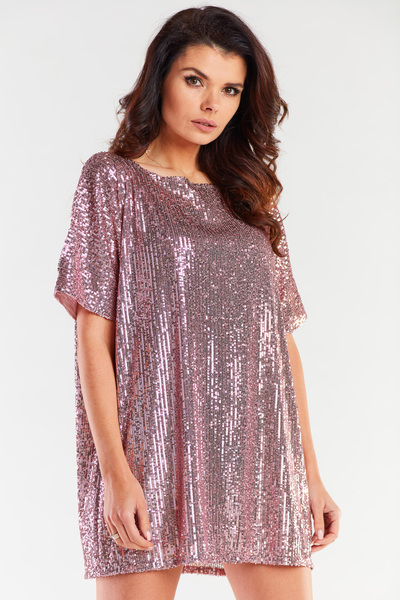 Awama Rochie dama, Awama, Roz, One size
