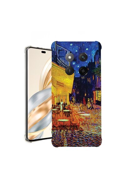 bestcase Θήκη για Honor Magic7 Lite, Αντικραδασμική 1.5MM, Βαν Γκογκ Καφέ ©  ...