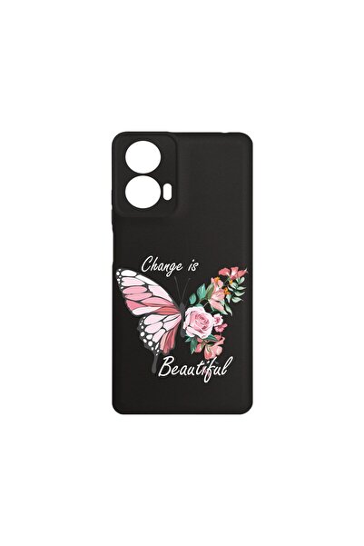 bestcase Θήκη Σιλικόνης Slim για Motorola Moto G85, Η αλλαγή είναι όμορφη, 18...