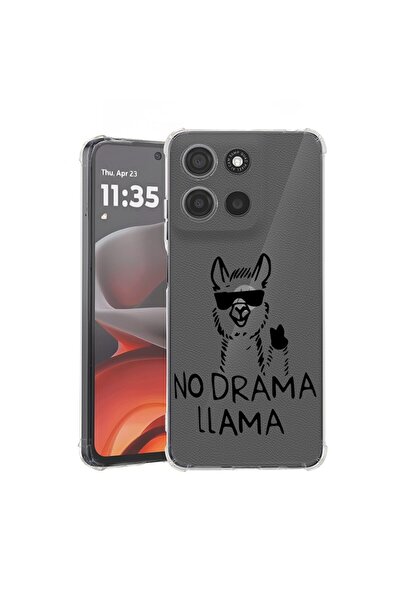 bestcase ¬Æ Husa pentru Motorola Moto G15, Anti Shock 1.5MM, No Drama LLama, ...