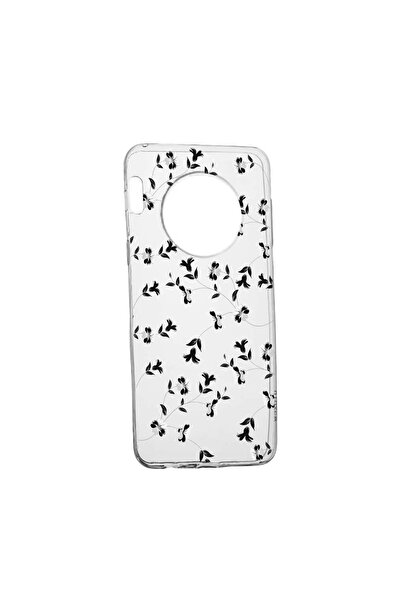bestcase Θήκη σιλικόνης, Συμβατή με Honor Magic4 Lite, Μαύρα λουλούδια, Ανθεκ...