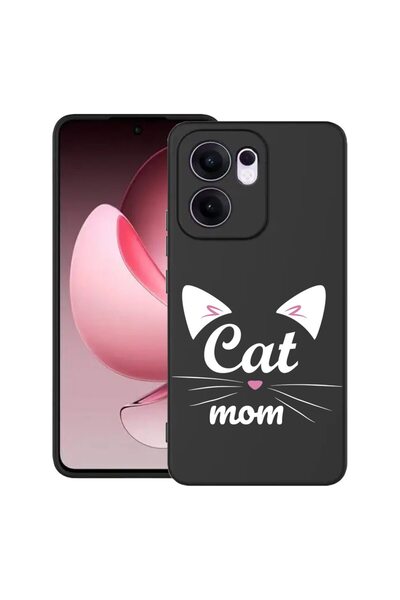 bestcase ¬Æ Husa Slim Silicon pentru OPPO Reno13 F / Reno13 FS, Cat Mom, 2022...
