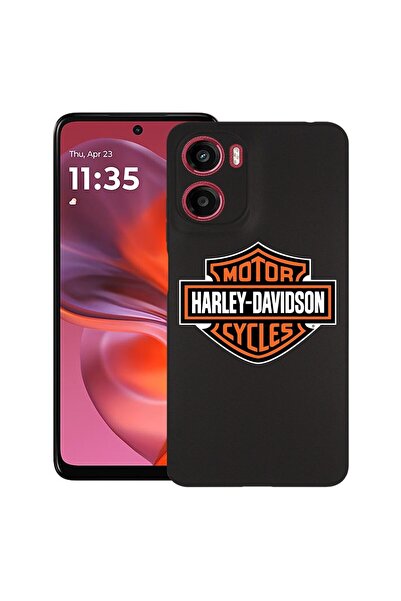 bestcase ¬Æ Husa pentru Motorola Moto G05, Harley-Davidson, Slim Silicon 0.8M...