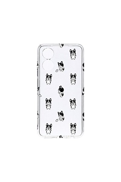 bestcase Διαφανής Θήκη Σιλικόνης 2MM, Συμβατή με OPPO A17, Σχέδιο Μπουλντόγκ,...