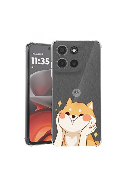 bestcase ¬Æ Husa Anti Shock pentru Motorola Edge 60 Pro cu Design Emoji - Swe...