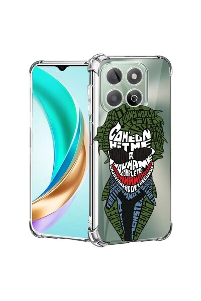 bestcase ¬Æ Husa compatibila Honor X8C, Anti Shock 1.5MM, Calligraphy Why are...