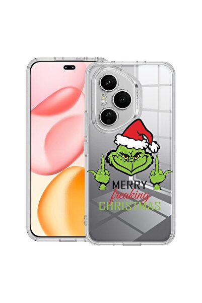 bestcase ¬Æ Husa Clear Silicon pentru Honor 400 Pro, Grinches - Merry Xmas, 2...